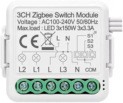 Easylife tuya smart mini zigbee switch module contrôle bidirectionnel diy domotique intelligente