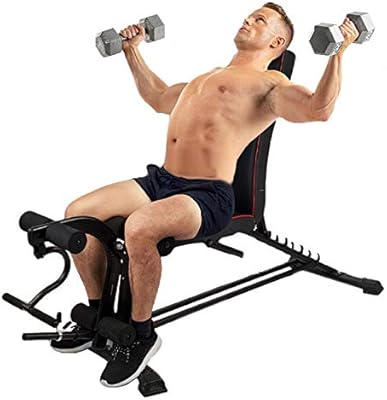 Banc de musculation multifonctionnel pour entraînement complet du corps extension hyper-dos