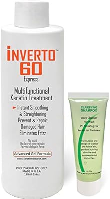 Traitement à la kératine brésilienne inverto revolution 60 advanced gel