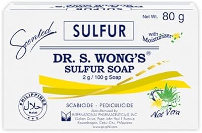 Savon au soufre à l'aloe vera du dr s. wongs, 80 g