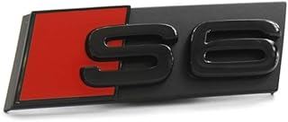 Audi 4k0071805 avec lettres s6, clip rouge, calandre exclusive de couleur noire