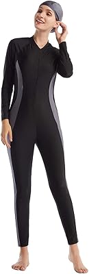 Maillot de bain une pièce modeste pour femmes musulmanes burkini, maillot de bain