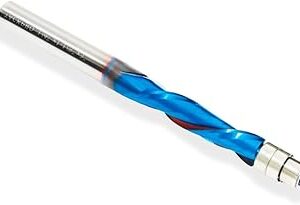 Pièce de toupie, fraises en spirale en carbure monobloc à tige de 1/4 de pouce avec revêtement nano par tackpro (coupe vers le haut de tige de 1/4 de pouce). Électroménager, mode, beauté... Diaytar a tout en stock