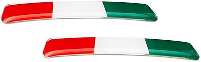 4r quattroerre.it 14171 autocollant 3d drapeau italien pour boîte de vitesses alfa giulia