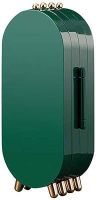 Zishak bac de rangement en plastique boîte de rangement pour bijoux boucles d'oreilles présentoir bracelet collier organisateur pliable portable boîte en plastique 4 portes 240 trous grand (couleur : bleu foncé). Diaytar : Qualité professionnelle, prix grand public