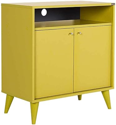 Adore furniture london armoire polyvalente décorée à deux portes, largeur 73 cm x