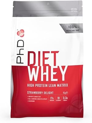 Phd diet whey high protein lean matrix ajouté l-carnitine, cla et thé vert