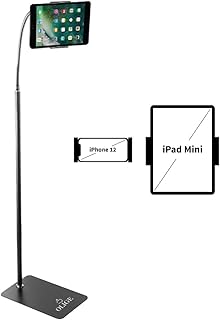 Support de sol pour téléphone olig, support de tablette réglable avec bras long