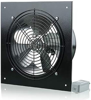 Vents-us ov1 250 montage mural axial basse pression, noir