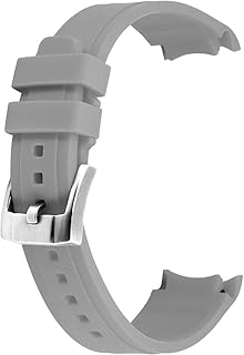 Bracelet de montre universel de luxe en silicone incurvé en caoutchouc poli
