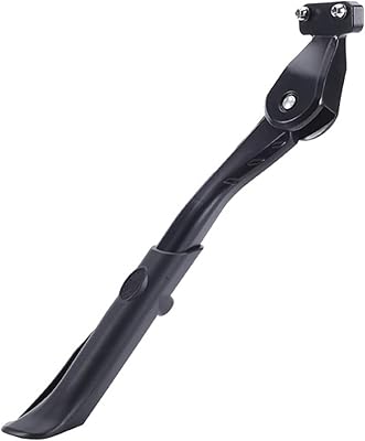 Béquille de vélo en alliage d'aluminium épais, longueur réglable, support arrière de vélo