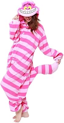Costume kigurumi chat du cheshire adulte