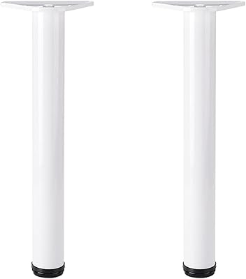Ensemble de 2 pieds de table réglables en alliage d'aluminium, support de meuble
