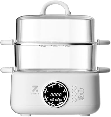 Zoli es931 cuiseur vapeur électrique grande capacité 93 l à 3 couches