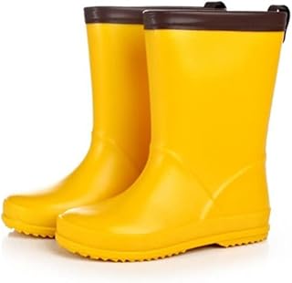 Bottes meiiseoseo pour hommes bottes de pluie garçons filles bottes en caoutchouc rose