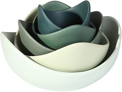 Bols décoratifs dagnol avec motif fleur de lotus d'ald, passent au lave-vaisselle