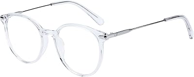 Lunettes optiques zenotec avec monture ronde transparente - lunettes avec verres transparents qui