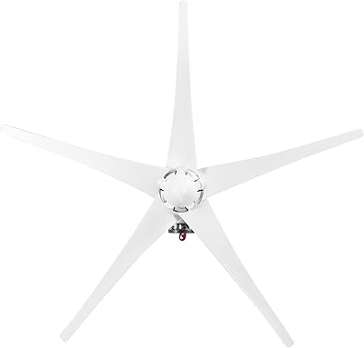 Éolienne 12v 1200w avec contrôleur de chargeur et 5 pales de type s
