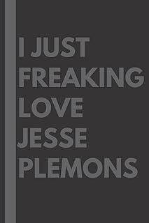 J'adore jesse plemons : carnet de notes ligné, cadeau d'anniversaire pour les amoureux