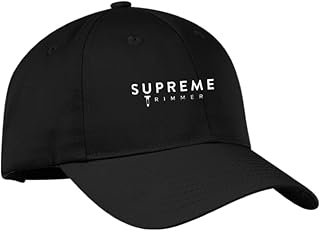 Chapeau - chapeau noir, casquette de golf/baseball avec logo blanc, taille unique, noir