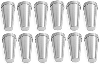 Ensemble de moules kulfi en aluminium wrinkle trends, machine à glaçons, 12 pièces