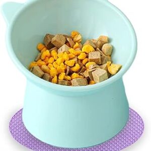 Bols de nourriture pour chats, bols d'alimentation inclinés et surélevés pour protéger la colonne vertébrale des animaux de compagnie chats et petits chiens (vert). Diaytar : Le premier choix des acheteurs avisés