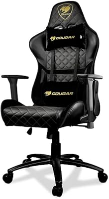 Chaise de jeu cougar royale d'armor one, noir