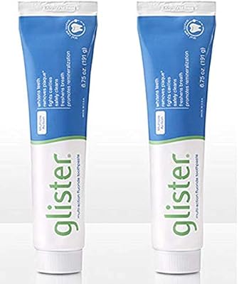 Pack de 2 morceaux de nettoyant dentaire multi-usages glister 190g