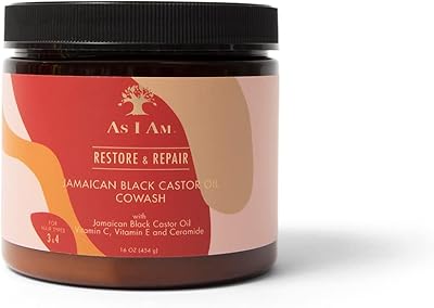 Nettoyant pour le corps à l'huile de ricin noire jamaïcaine as.i.am, 473 ml