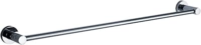 Barre-serviettes simple mural fashion home, porte-serviettes de salle de bain moderne, chrome