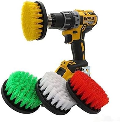 Ensemble de brosses de nettoyage électriques 4 pièces
