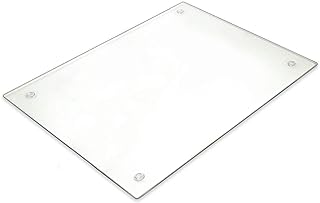 Planche à découper en verre trempé - verre transparent longue durée - résistant