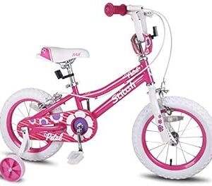 Vélo pour enfants stitch, tailles 14 et 16 pouces, avec panier et roues stabilisatrices pour filles et garçons de 2 à 7 ans (vert et rose). Vos marques préférées à prix réduits sur Diaytar