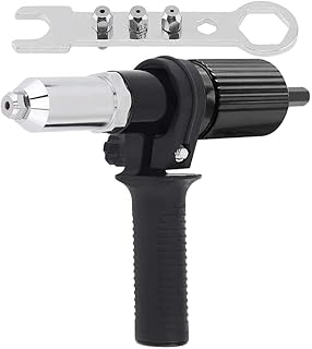 Adaptateur de pistolet à rivets électrique avec tête et clé à poignée