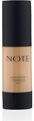 Note detox and protect foundation 03 pump - beige moyen