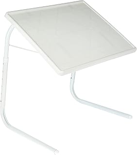 Table polyvalente pliable, blanche, 36 mm x 158 mm x 50 mm