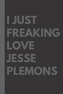 J'adore jesse plemons : carnet de composition ligné, cadeau d'anniversaire pour les amoureux