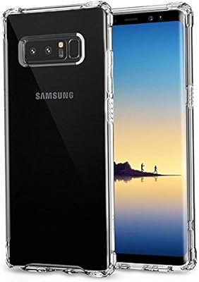 Housse de protection compatible avec le samsung note 8 (transparent)