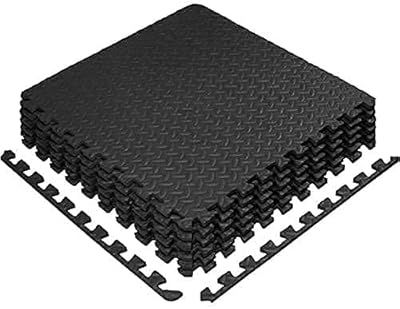 Tapis de puzzle multi-carreaux noir protection en mousse emboîtable tapis de sol rembourré