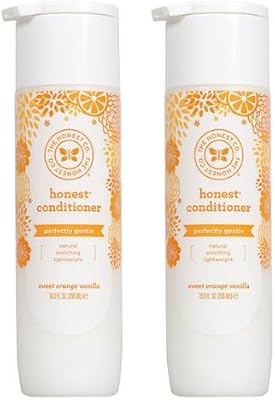 Après-shampooing démêlant the honest company, vanille et orange douce - 295 ml