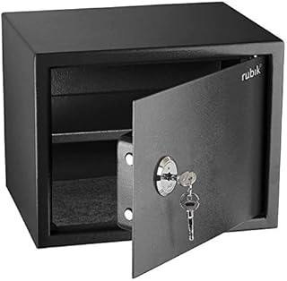 Coffre-fort rubik avec clé et étagère pour la maison, le bureau et le magasin