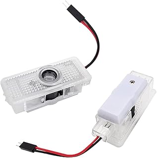 2 pièces led projecteur de logo de porte de voiture lampe de bienvenue