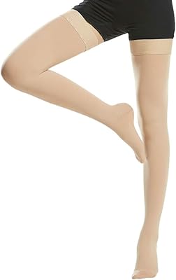Bester 20-30 mmhg bas de compression haute cuisse à bout fermé pour femmes et hommes. Diaytar : Votre shopping, nos meilleurs prix