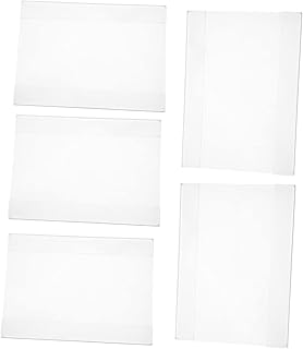 Cieeeo 5 pièces panneau d'affichage de prix support transparent présentoir étiquettes