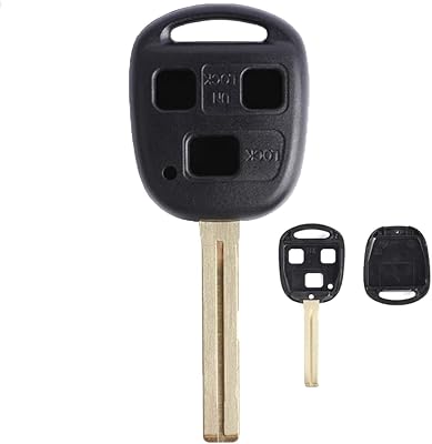 Coque de clé télécommande remplacement à 3 boutons rubik pour lexus