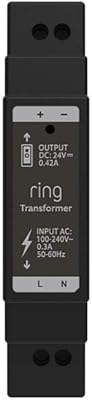 Adaptateur de sonnerie pour sonnette vidéo filaire, adaptateur sur rail din (2g)