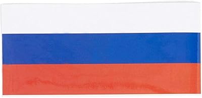 Affiche du drapeau de la russie magan