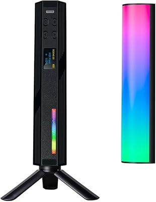 Vkonerl led rgb photography stick creative video fill handheld led light stick cri95