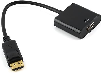 Adaptateur displayport mâle vers hdmi femelle compatible avec les appareils hp dell asus