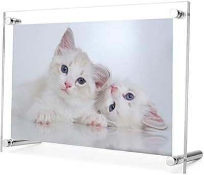 Cadre photo en acrylique transparent creative planet 4r - cadre photo de table
